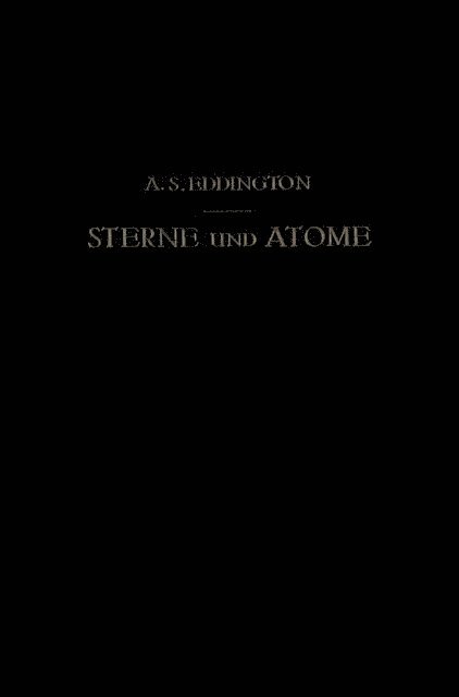 Otto Friedrich Bollnow, Arthur Stanley Eddington - Sterne und Atome, E-bok