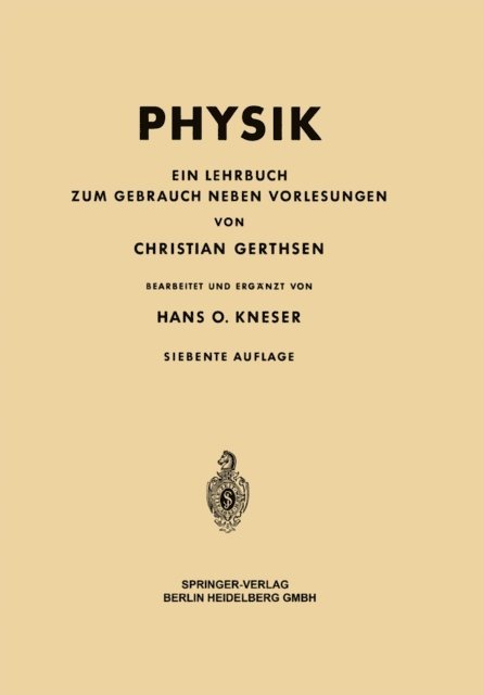 Christian Gerthsen - Physik, E-bok