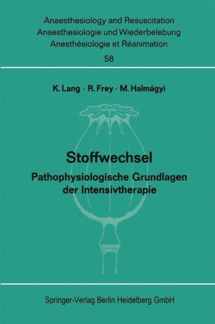 M. Halm;&AAa;gyi, R. Frey, K. Lang - Stoffwechsel, E-bok