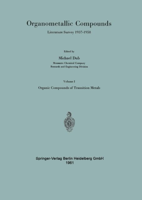 Michael Dub - Compounds of Transition Metals, E-bok. Tillgänglighet: Lägg i varukorg
