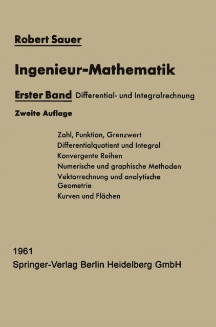 Robert Sauer - Ingenieur-Mathematik, E-bok