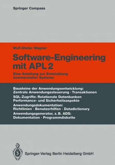 Wulf-Dieter Wagner - Software-Engineering mit APL2, E-bok