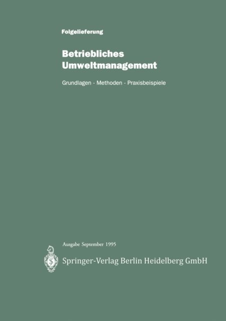 K. Roth, K. Dottinger, U. Lutz - Betriebliches Umweltmanagement, E-bok