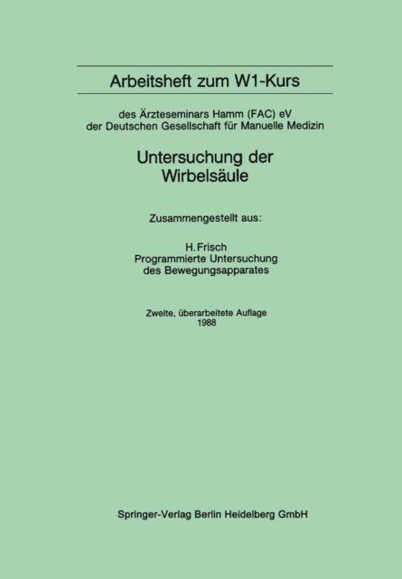 Herbert Frisch - Arbeitsheft zum W1-Kurs, E-bok. Tillgänglighet: Lägg i varukorg
