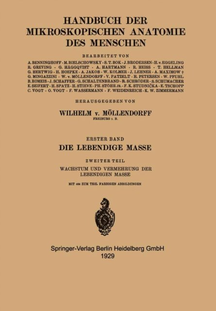 Dr. F. Wassermann - Die Lebendige Masse, E-bok