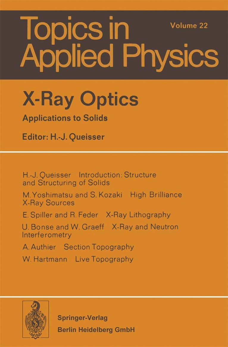 X-Ray Optics