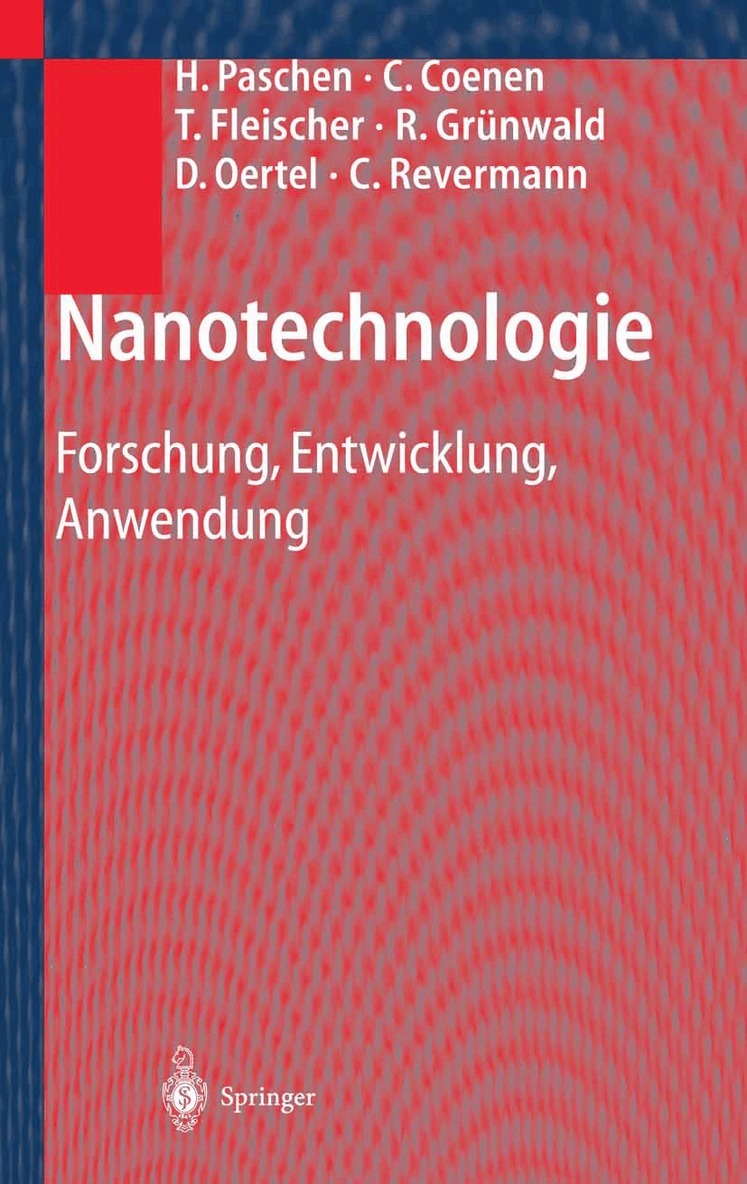 H. Paschen, C. Coenen, T. Fleischer, R. Grünwald, D. Oertel, C. Revermann - Nanotechnologie, Häftad