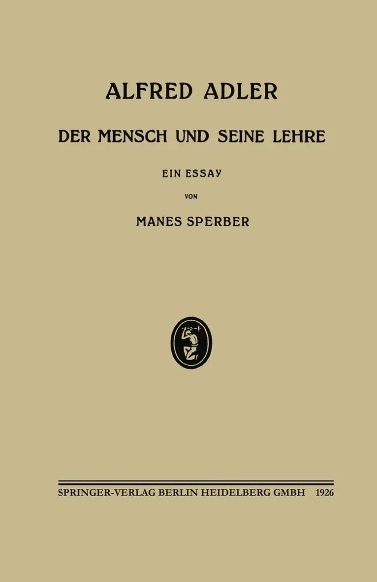 Manès Sperber - Alfred Adler, Häftad. Tillgänglighet: Lägg i varukorg