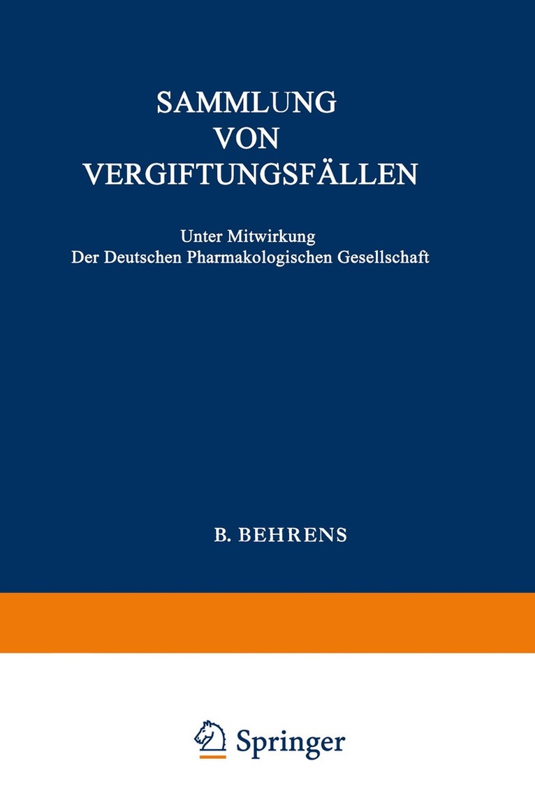 Wieland Fühner - Sammlung von Vergiftungsfällen, Häftad. Tillgänglighet: Lägg i varukorg
