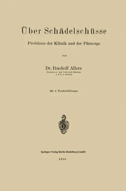 Rudolf Allers - Über Schädelschüsse, E-bok. Tillgänglighet: Lägg i varukorg