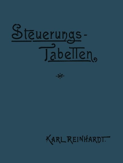 Karl Reinhardt - Steuerungstabellen für Dampfmaschinen, E-bok