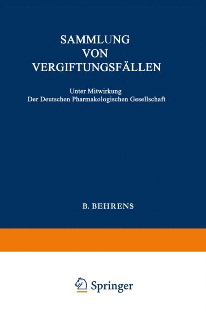 Wieland Fuhner - Sammlung von Vergiftungsfällen, E-bok. Tillgänglighet: Lägg i varukorg