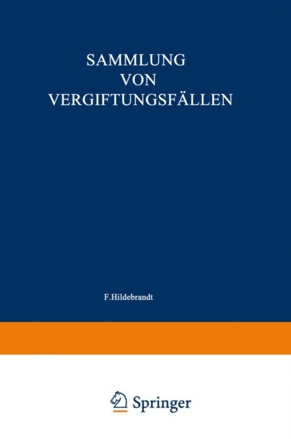 Wieland Fuhner - Sammlung von Vergiftungsfällen, E-bok. Tillgänglighet: Lägg i varukorg