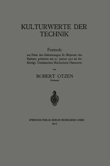 Kulturwerte der Technik