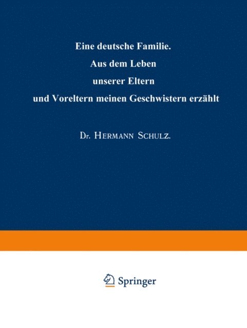Hermann Schulz - Eine deutsche Familie, E-bok