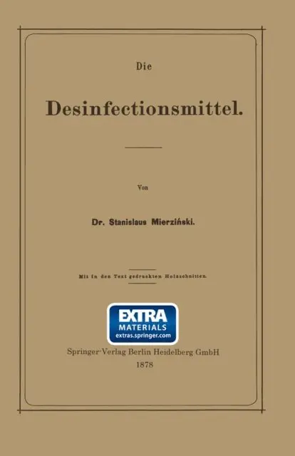 Stanislaus Mierzianski - Die Desinfectionsmittel, E-bok. Tillgänglighet: Lägg i varukorg