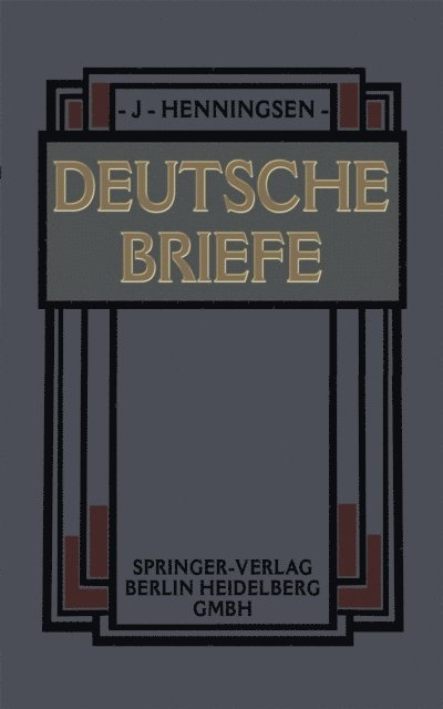Johannes Henningsen - Deutsche Briefe, E-bok