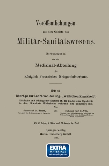 Richard W. Otto, Adolf Hecker - Beiträge zur Lehre von der sog. „Weilschen Krankheit“, E-bok