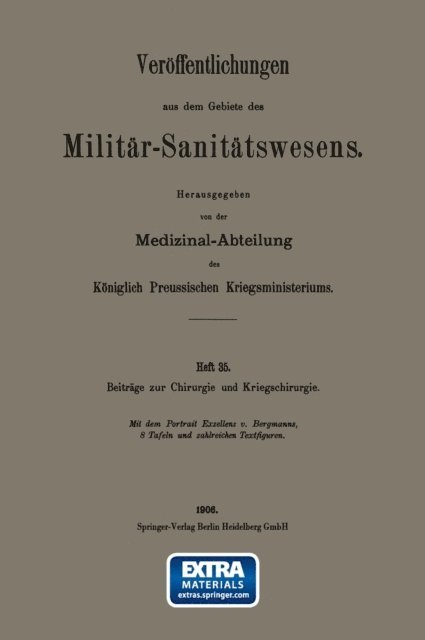 Ernst von Bergmann - Beiträge zur Chirurgie und Kriegschirurgie, E-bok