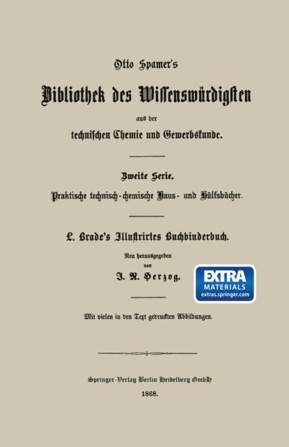 Ludwig Brade, J. R. Herzog - Illustrirtes Buchbinderbuch, E-bok