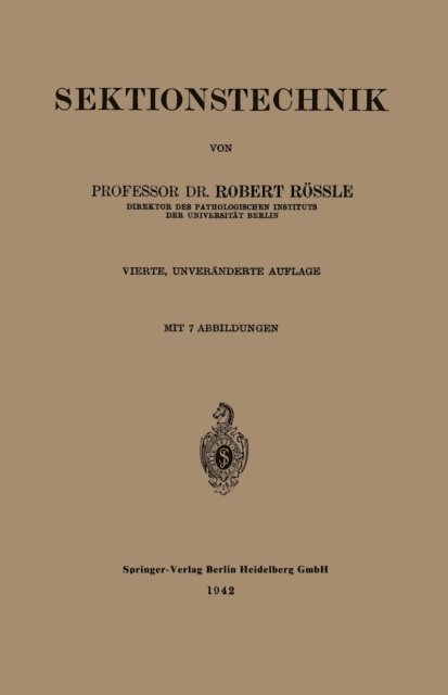 Robert Role - Sektionstechnik, E-bok