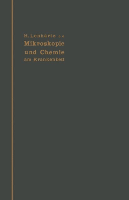 Hermann Lenhartz - Mikroskopie und Chemie am Krankenbett, E-bok