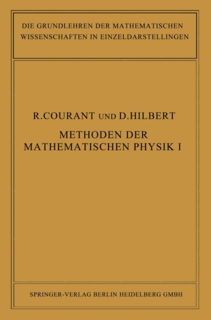 David Hilbert, Richard Courant - Methoden der Mathematischen Physik, E-bok