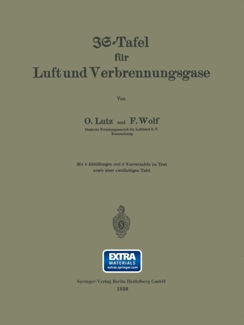 Friedrich Wolf, Otto Lutz - IS=Tafel für Luft und Verbrennungsgase, E-bok