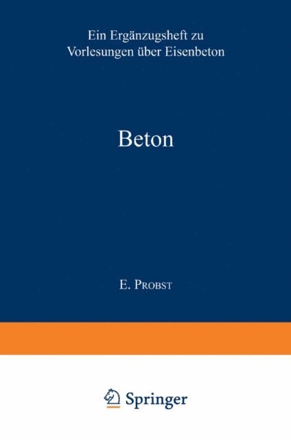 E. Probst - Beton, E-bok