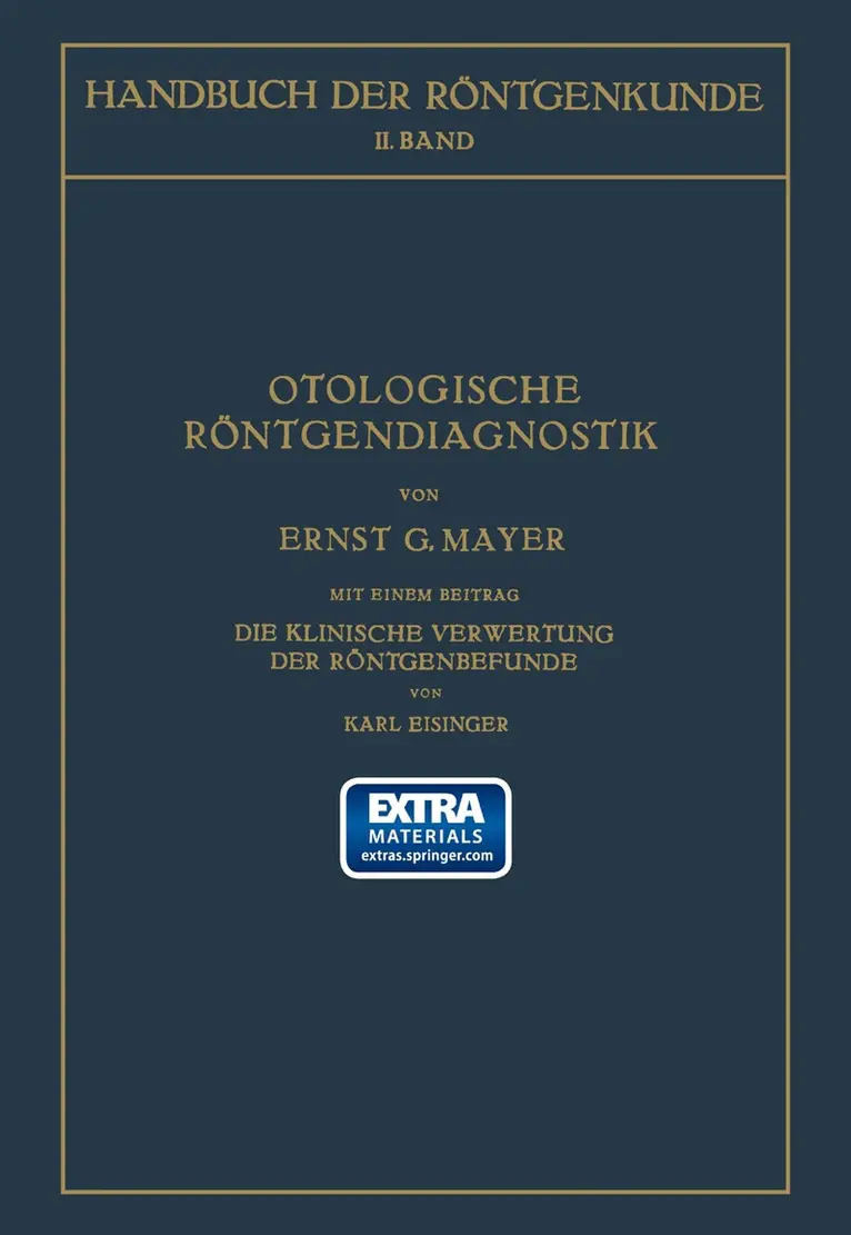 Ernst G. Mayer, Guido Holzknecht - Otologische Röntgendiagnostik, Häftad. Tillgänglighet: Lägg i varukorg