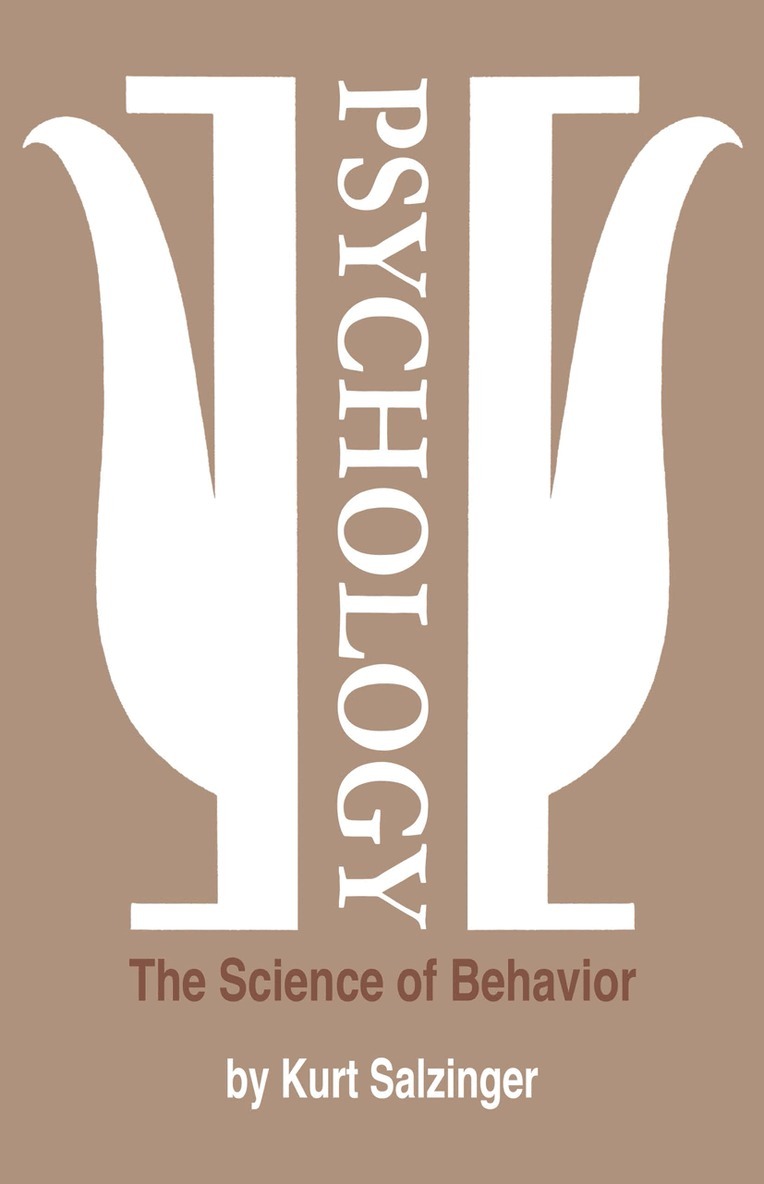 Kurt Salzinger - Psychology, Häftad
