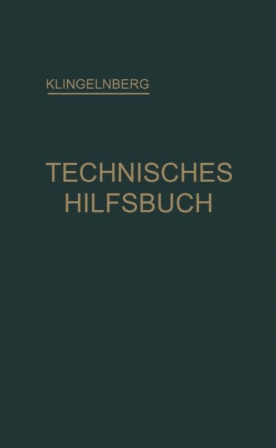 Rudolf Reindl, Ernst Preger - Klingelnberg Technisches Hilfsbuch, E-bok
