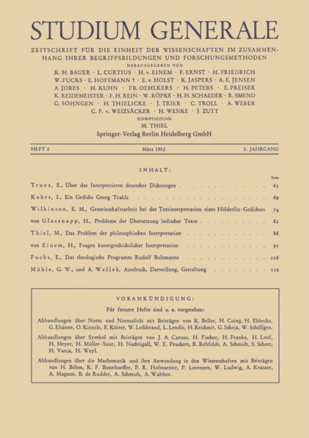 Helmuth von Glasenapp - Studium Generale, E-bok