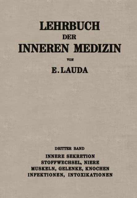 Ernst Lauda - Lehrbuch der Inneren Medizin, E-bok