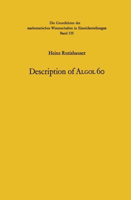 Friedrich L. Bauer, Heinz Rutishauser - Handbook for Automatic Computation, E-bok