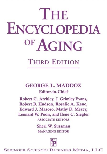 George L. Maddox - Encyclopedia of Aging, E-bok
