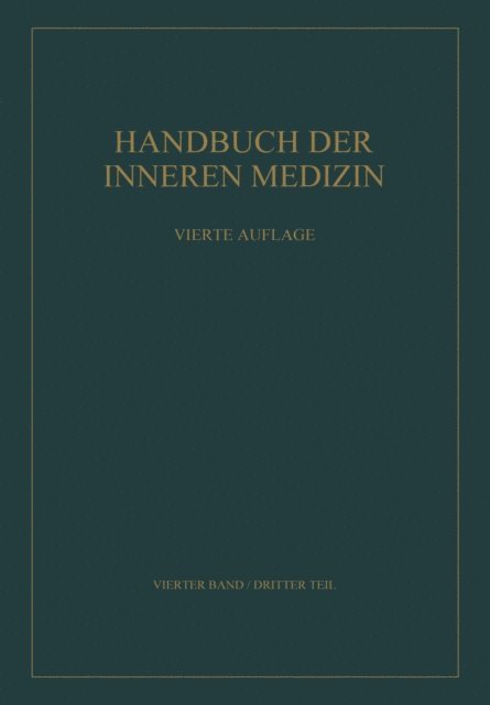 Leo Mohr, Gustav von Bergmann, W. Behrens - Spezieller Teil II, E-bok