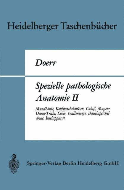 Wilhelm Doerr - Spezielle pathologische Anatomie II, E-bok