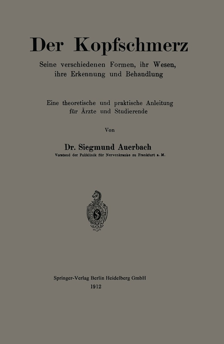 Der Kopfschmerz