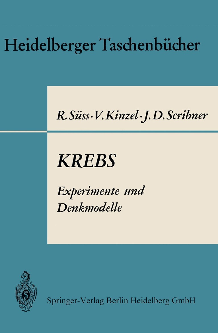KREBS Experimente und Denkmodelle