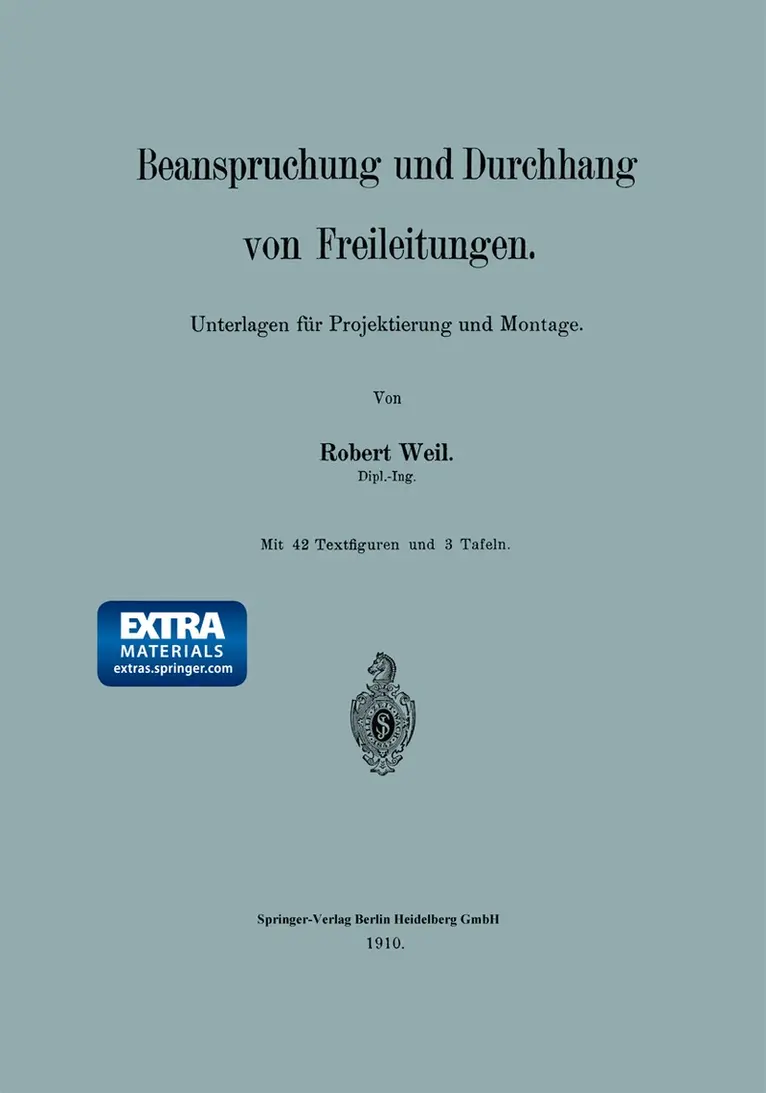 Robert Weil - Beanspruchung und Durchhang von Freileitungen, Häftad. Tillgänglighet: Lägg i varukorg