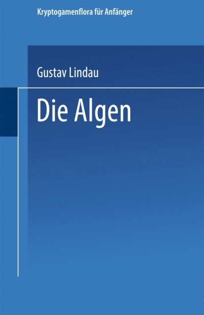 Gero Lindau - Die Algen, E-bok