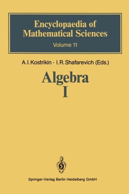 Igor Rostislavovich (Igor' Rostislavovich) Shafarevich, Aleksej I. Kostrikin - Algebra I, E-bok