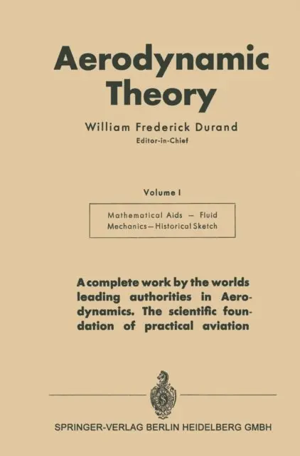 William Frederick Durand - Aerodynamic Theory, E-bok. Tillgänglighet: Lägg i varukorg