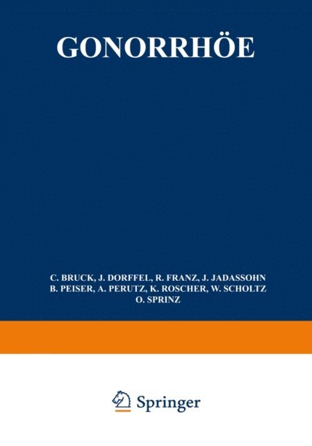 Josef Jadassohn, C. Bruck - Gonorrhöe, E-bok