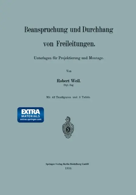 Robert Weil - Beanspruchung und Durchhang von Freileitungen, E-bok. Tillgänglighet: Lägg i varukorg