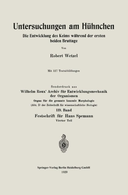 Robert G. Wetzel - Untersuchungen am Hühnchen, E-bok