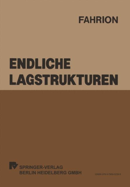 Roland Fahrion - Endliche Lagstrukturen, E-bok
