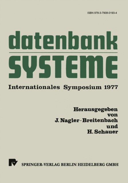 H. Schauer, J. Nagler-Breitenbach - Datenbanksysteme, E-bok