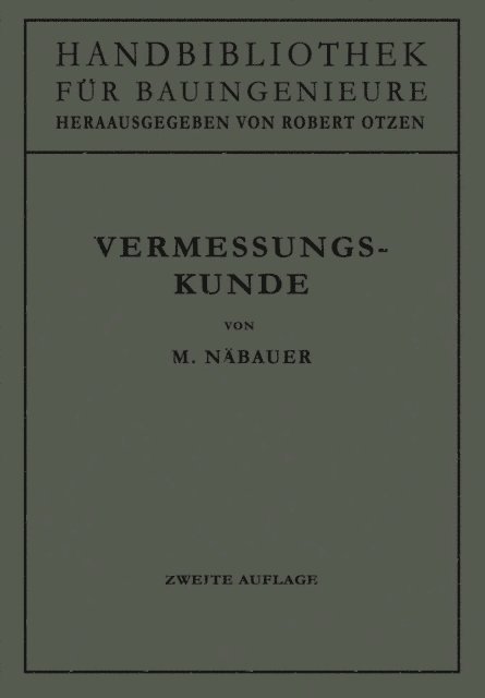 Martin Nabauer - Vermessungskunde, E-bok